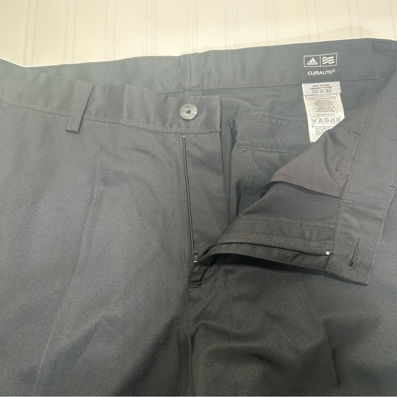 Adidas ClimaLite Black 4 Pocket Lightweight Golf Chino Athletic Pant Sz 32X32. - Picture 6 of 12